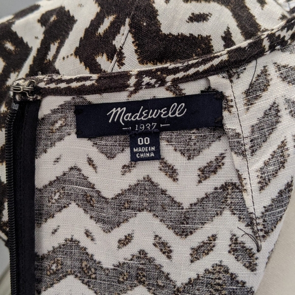 Madewell Chevron Print Dress - Picture 5 of 6